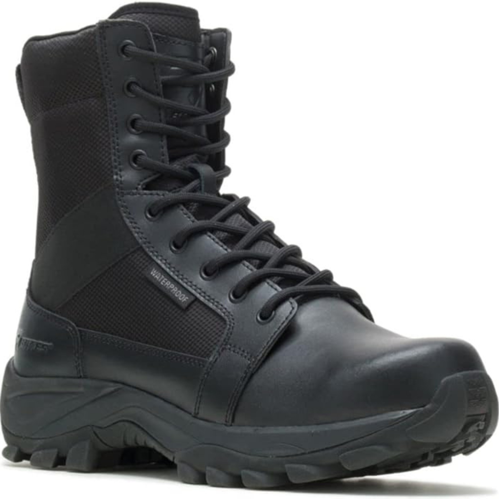 Bates Fuse Black Side Zip Waterproof Tactical Work Boots Men's Mid Calf