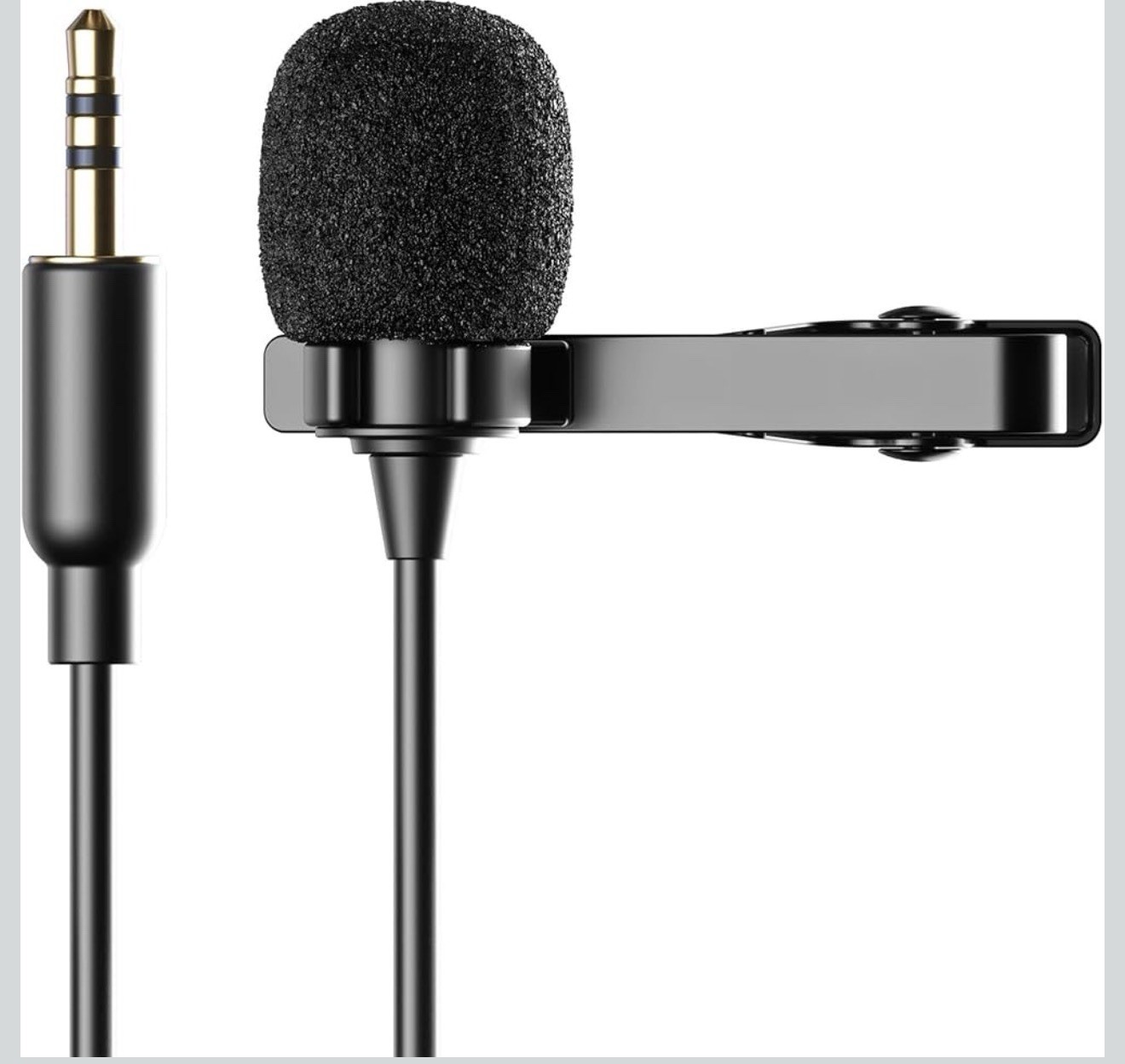 2x Knox Gear Omnidirectional Condenser Lavalier Microphone PRO Audio Clip On