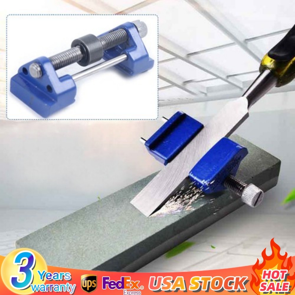 Metal Honing Guide Jig for Sharpening Wood Plain Chisel Plane Planers Blade Tool