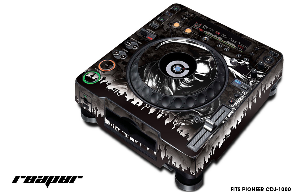Skin Decal Sticker for Pioneer CDJ 1000 Turntable DJ Mixer Pro Audio REAPER