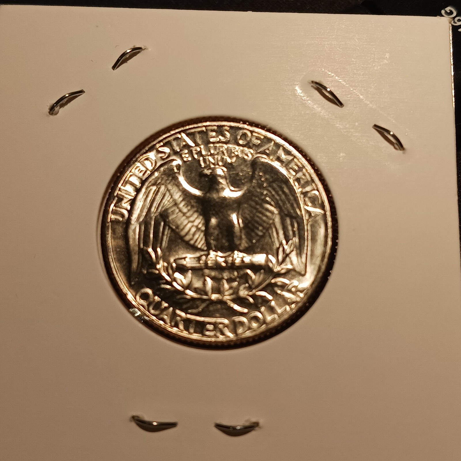 1972 D Washington Quarter BU Filled D