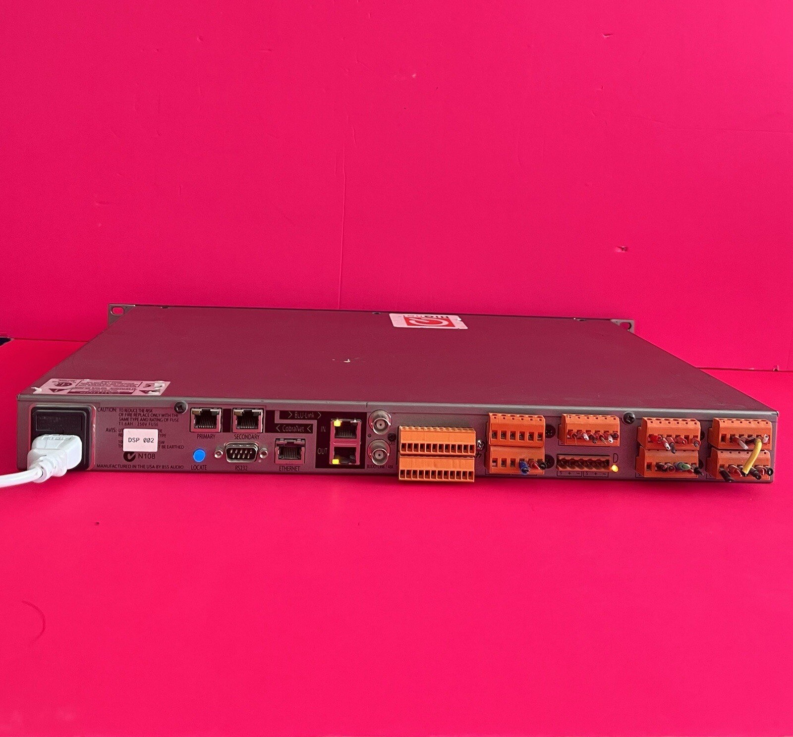 SoundWeb London BSS BLU-320 Signal Processor- READ