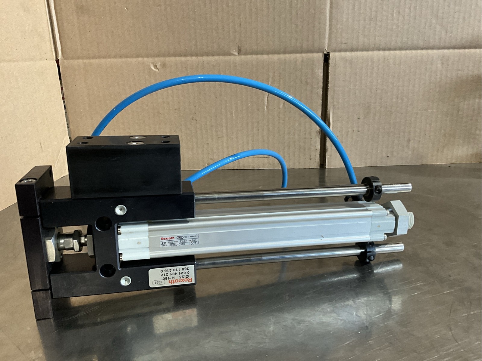 REXROTH 5285010320 PNEUMATIC CYLINDER Used