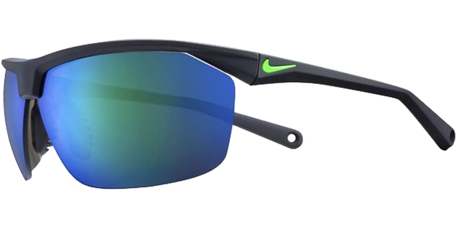 Nike Tailwind 12 Men's Black Semi-Rimless Sunglasses - NKEV1128-003 - Italy