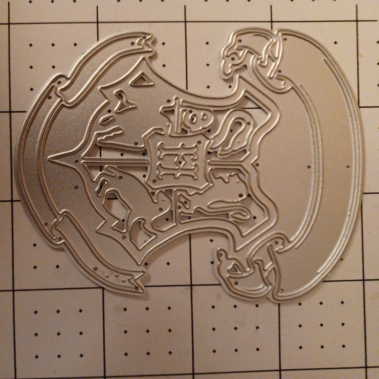 Universal Thin Metal Die Cut Tool Harry Potter Hogwarts School magic shield