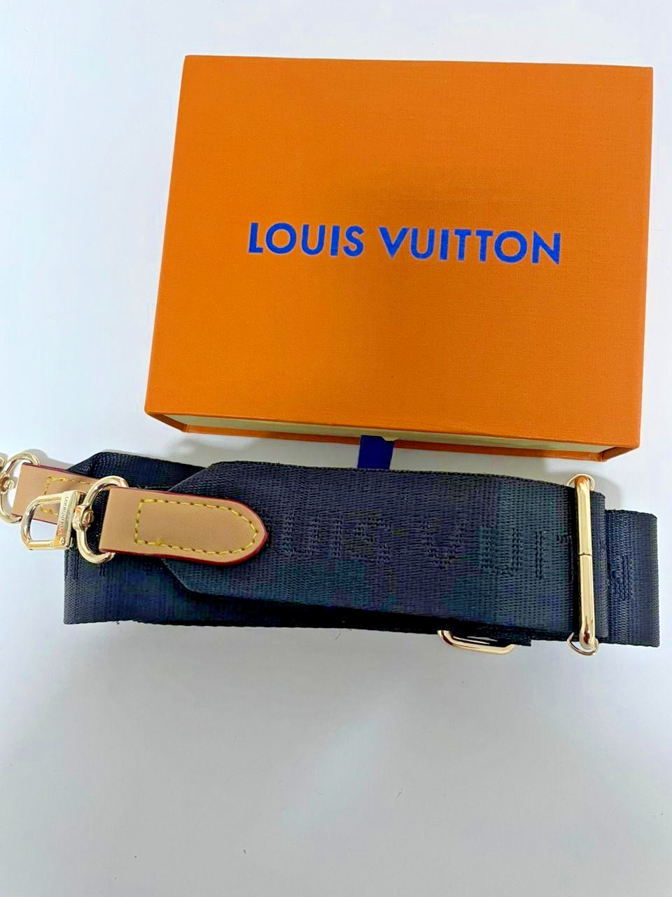 Louis Vuitton Shoulder Strap Adjustable Crossbody Shoulder Replacement Black