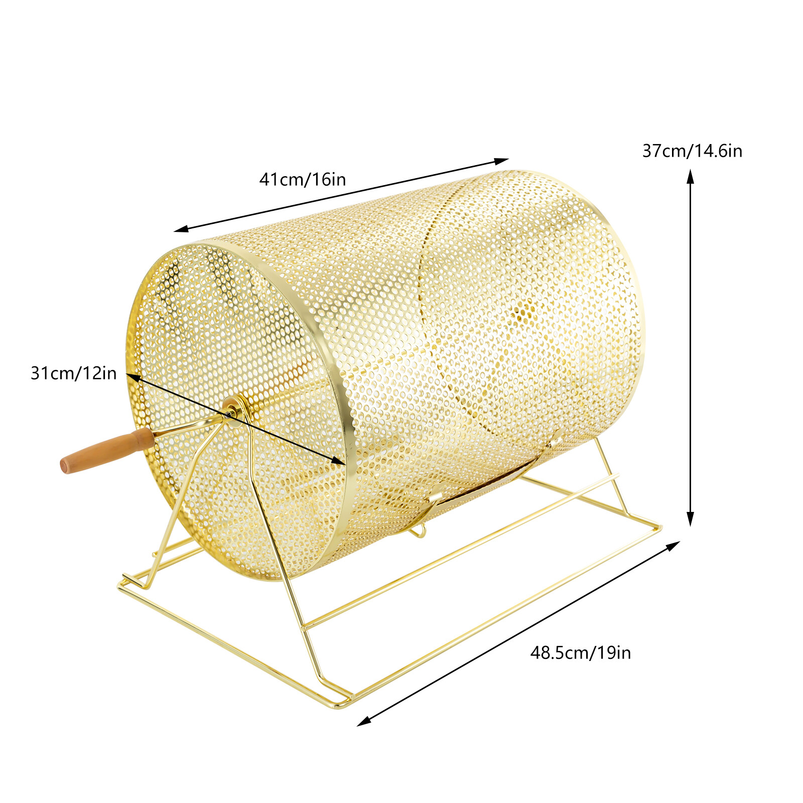 Large Raffle Ticket Drum Lottery Cage Holds 5000 Ticket /200-300 Ping-pong Balls