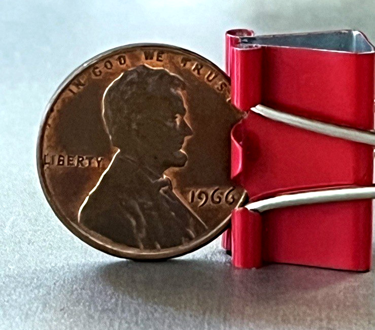 ERROR 1966 PENNY - ANNEALING??? UNIQUE FIND! GORGEOUS!!! CIRC.