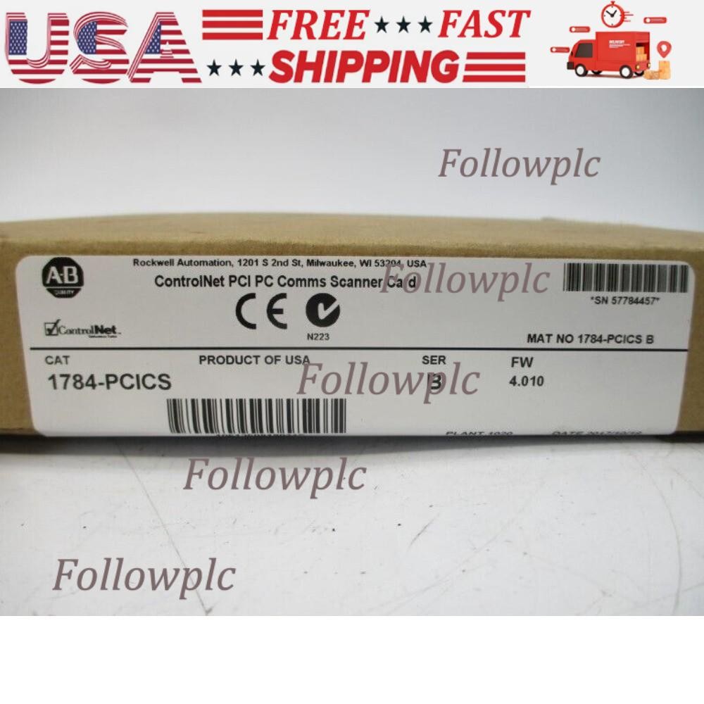 New Allen Bradley 1784-PCICS CONTROLNET PCI BUS SCANNER / MESSAGING US Free Tax