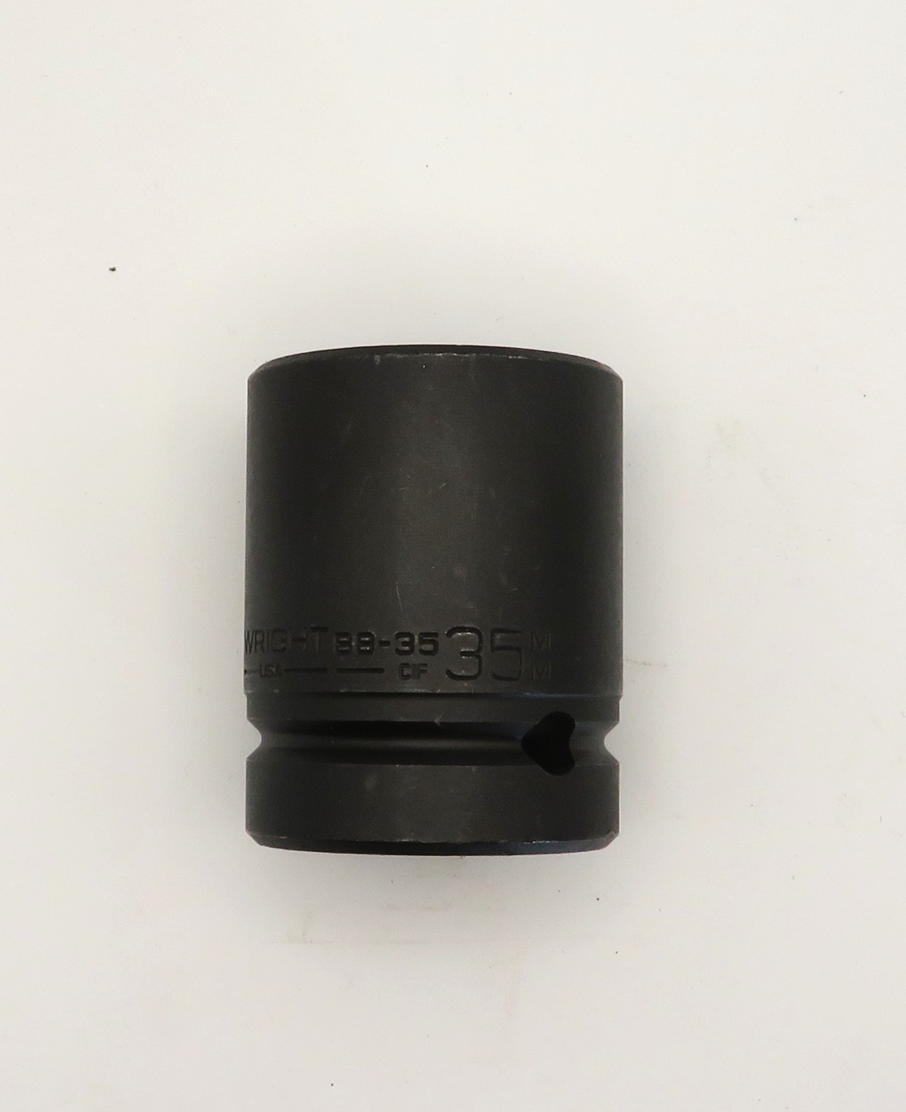 Wright Socket Metric  35mm  1" Drive  6 Point   Impact Socket # 88-35 USA