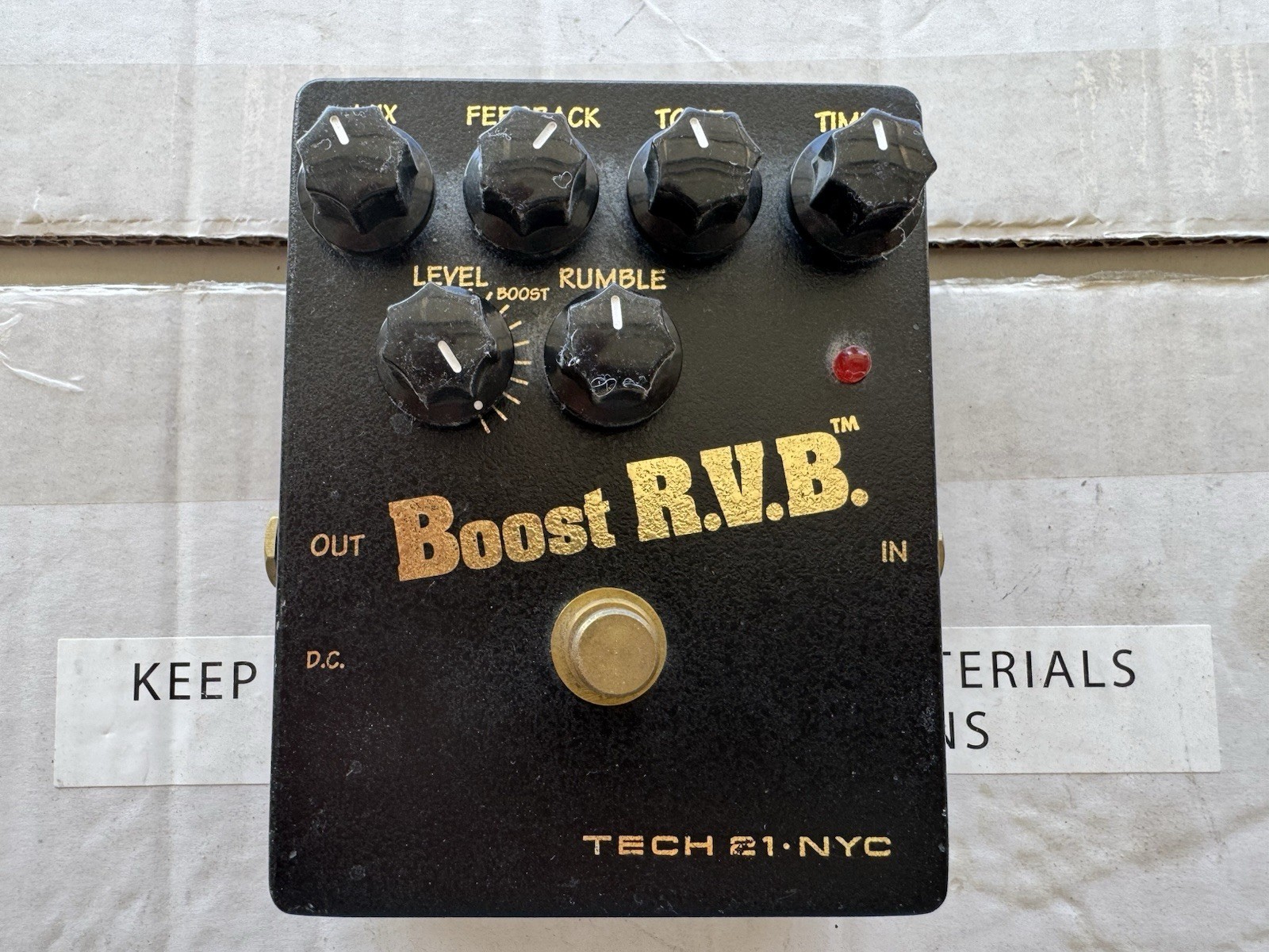 Tech 21 Boost R.V.B Reverb Guitar Effect Pedal