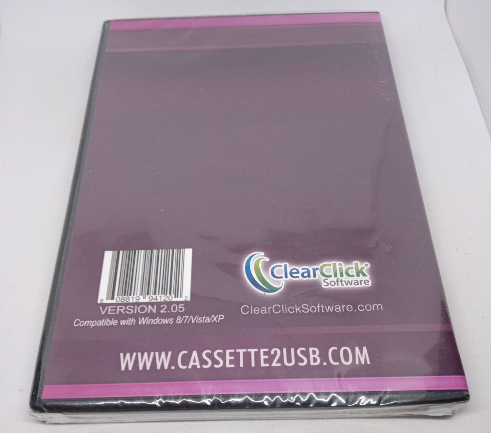 Cassette 2 CD Version 2.0 Clearclick Software Factory Sealed Windows 8/7