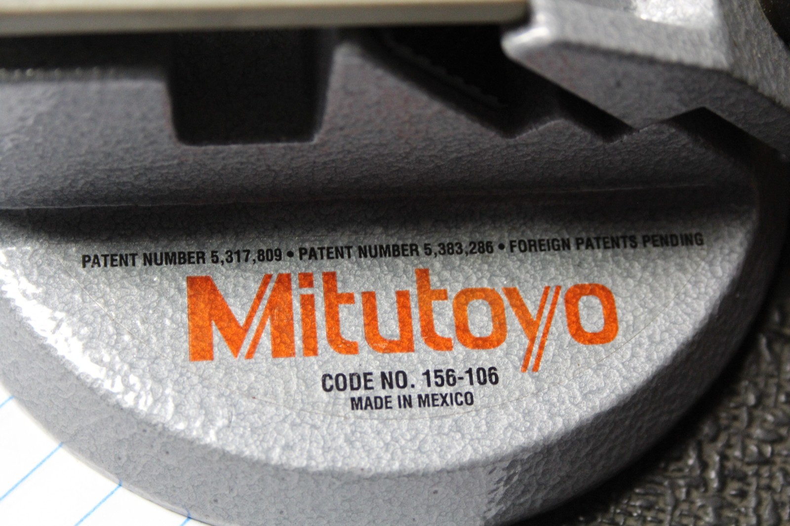 Mitutoyo 156-106 Micrometer Stand Fixed Angle EDP PART#:23203
