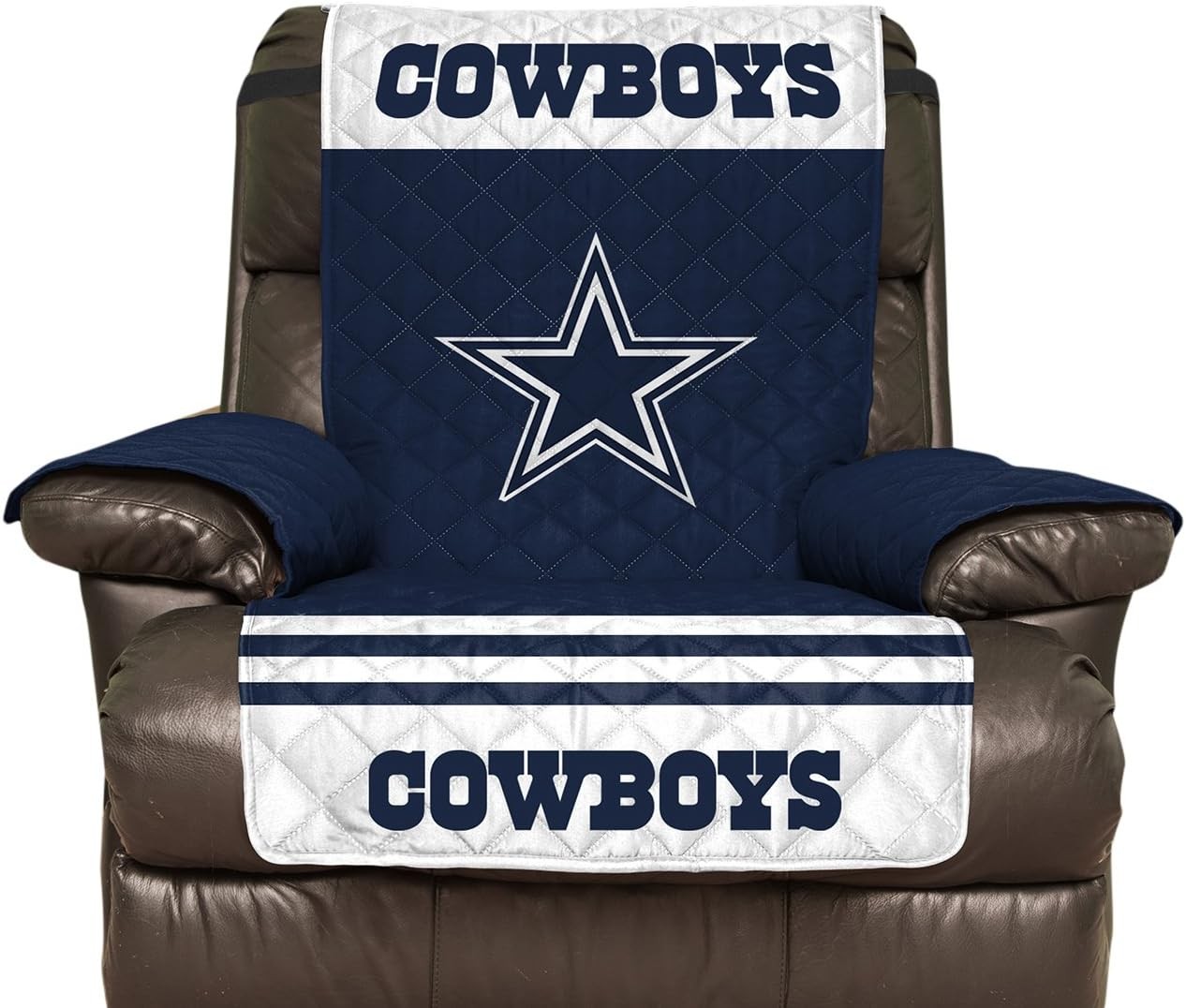 Pegasus Sports NFL Unisex Recliner Reversible Furniture 80 x 65, Blue