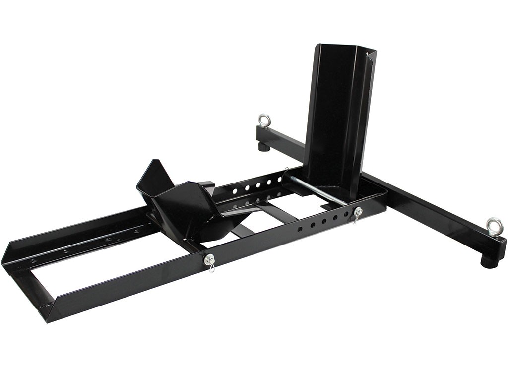 Extreme Max 5001.5757 Adjustable Motorcycle Wheel Chock Stand 1800lb Fits 15-22"