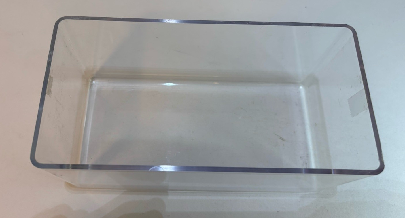 Clear Plastic Toy Beanie Babies Display Case 7.5x4x4