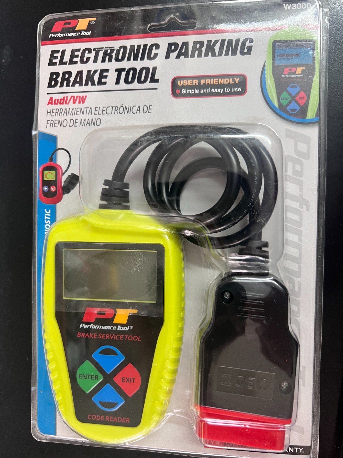 PT W3000 ELECTRONIC PARKING BRAKE SCAN TOOL *NEW* AUDI VW VOLVO MERCEDES