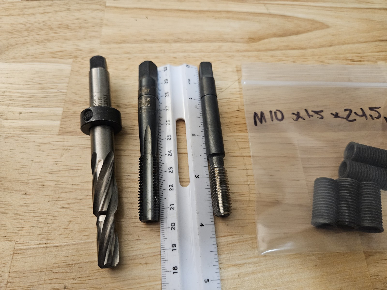 Time Sert M10x1.5 Porsche VW Case Saver Head Stud Repair Kit 24.5mm inserts 10mm
