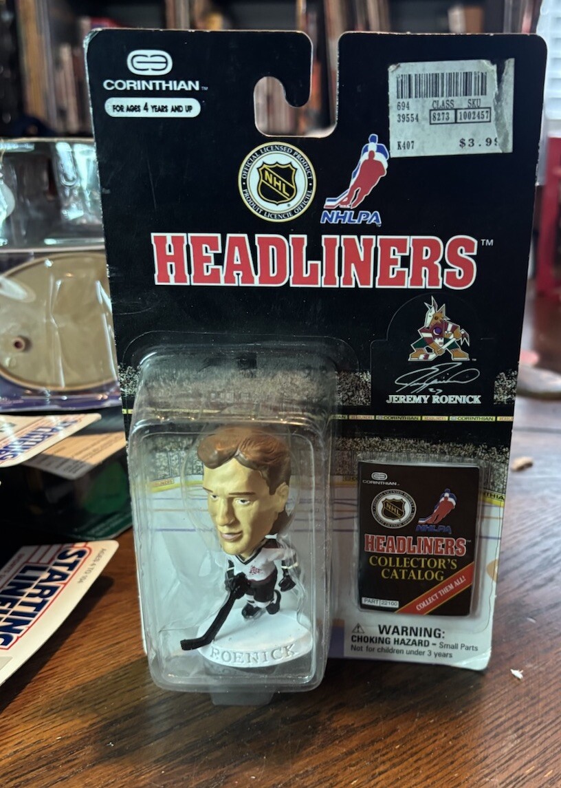 1997 ~ CORINTHIAN NHL HEADLINERS ~Phoenix Coyotes Jeremy Roenick HOCKEY Figurine