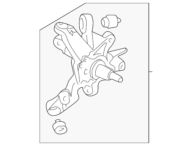 Genuine Honda Suspension Knuckle 52215-SDC-A60