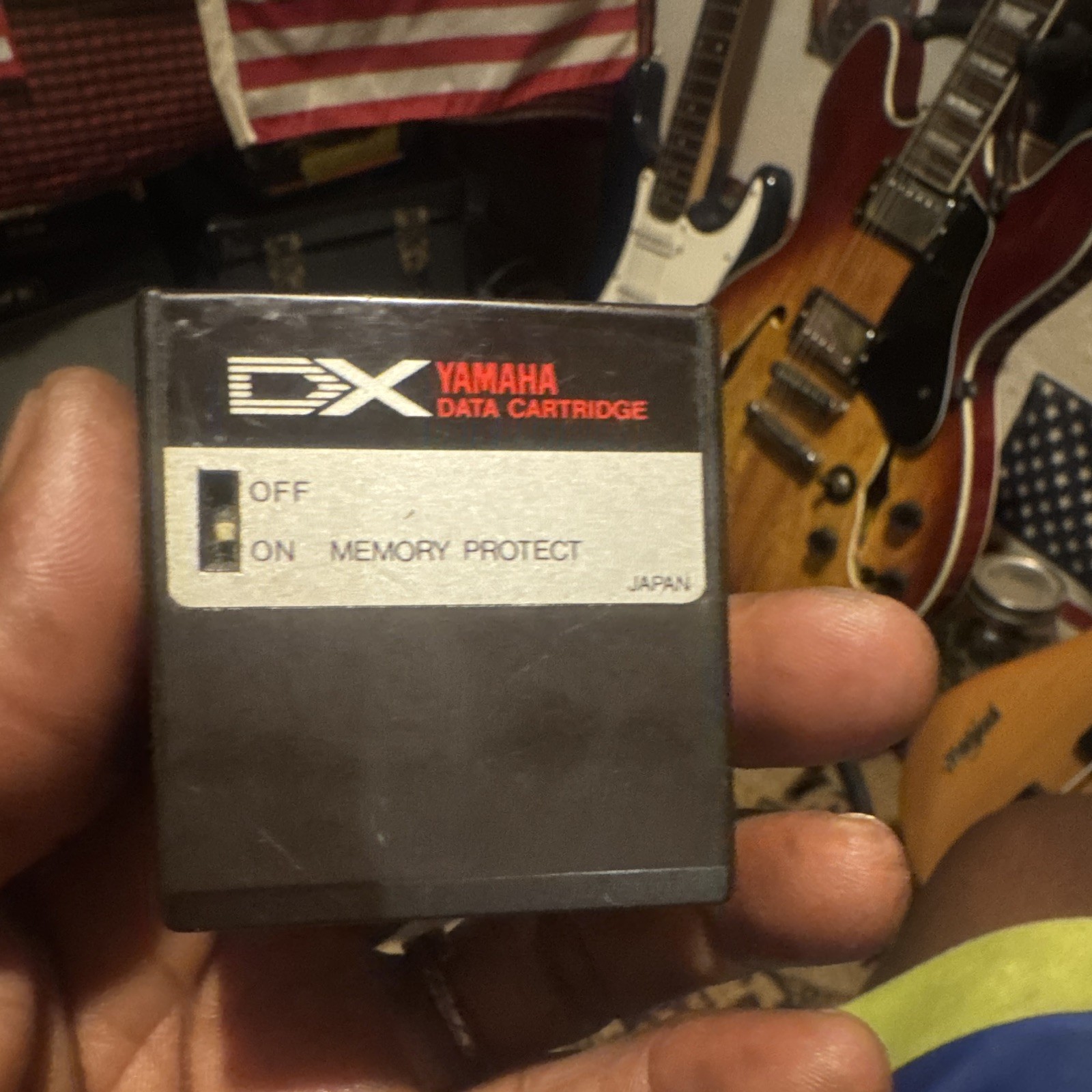 Yamaha DX7s DX DataRAM Data Cartridge Memory Protect for Electronic Keyboard