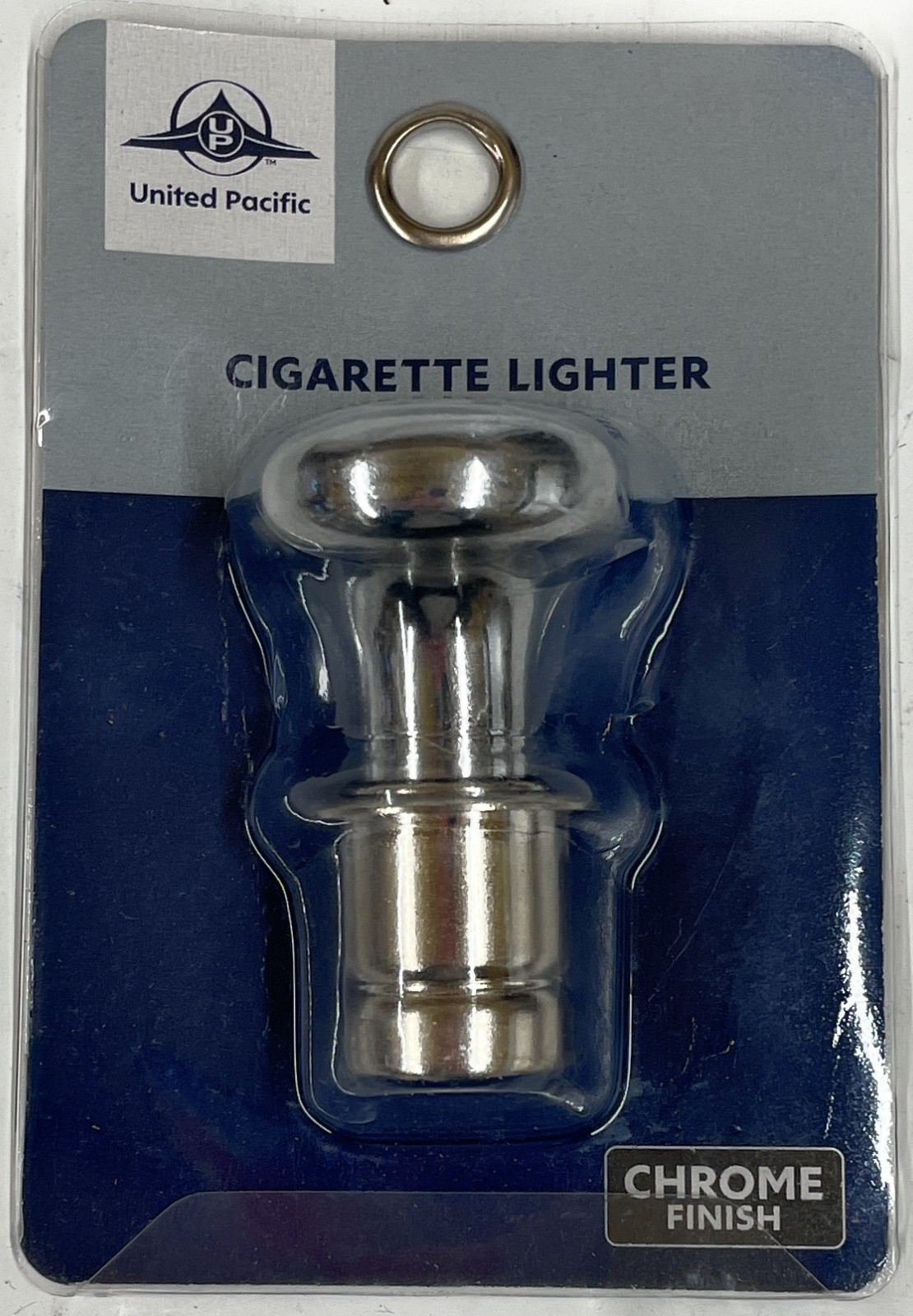 United Pacific Pop-Out Cigarette Lighter, Chrome Finish, 28485
