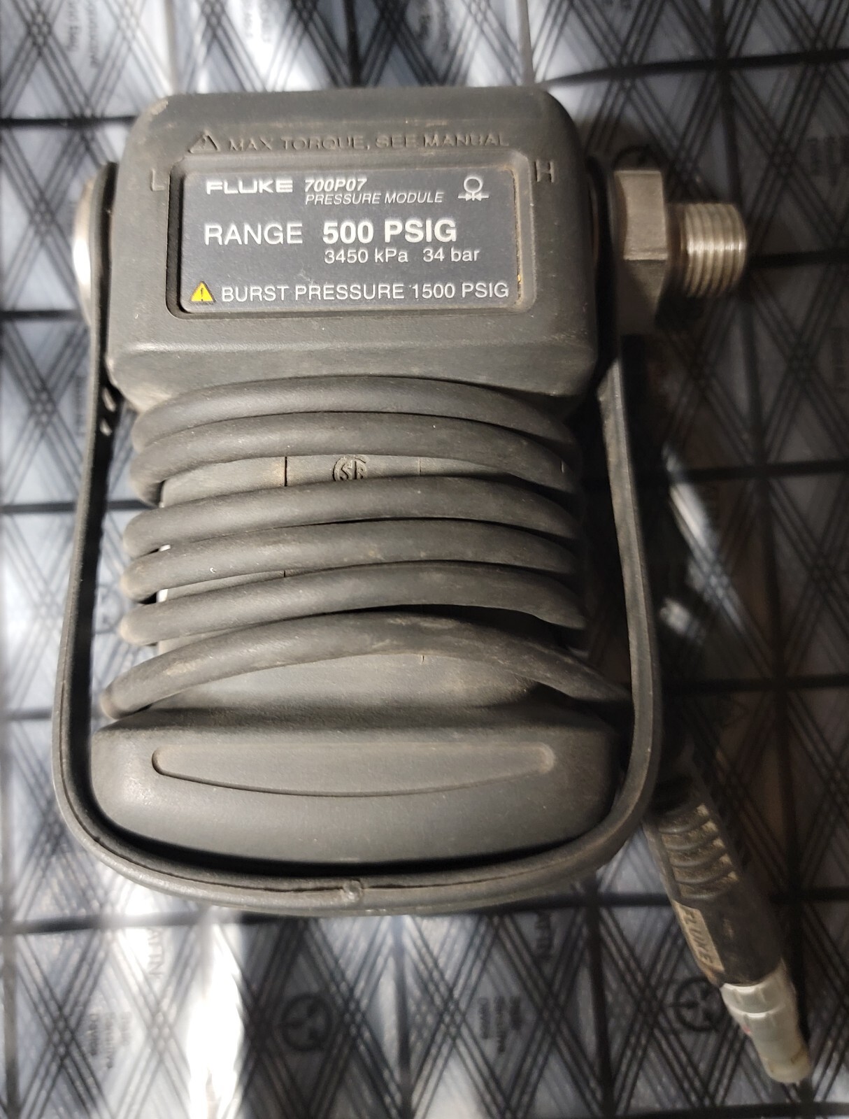 Fluke 700P07 Pressure Module 500 PSIG 3450 kPa ( Burst Pressure 1500 PSIG)