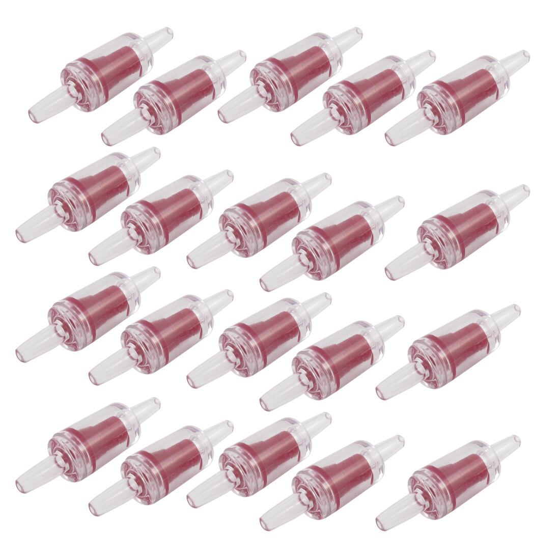 20 Pcs Plastic Water Stop Check Valves for Aquarium
