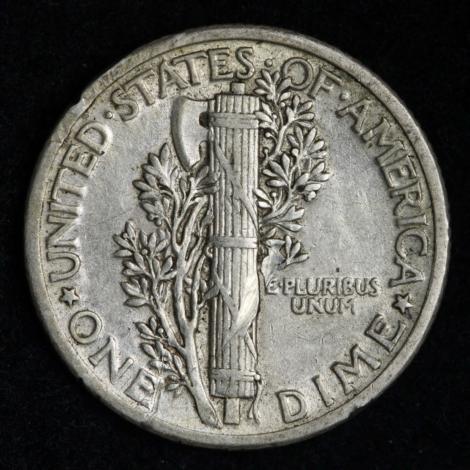 1918 Mercury Silver Dime CHOICE AU E301 JCM