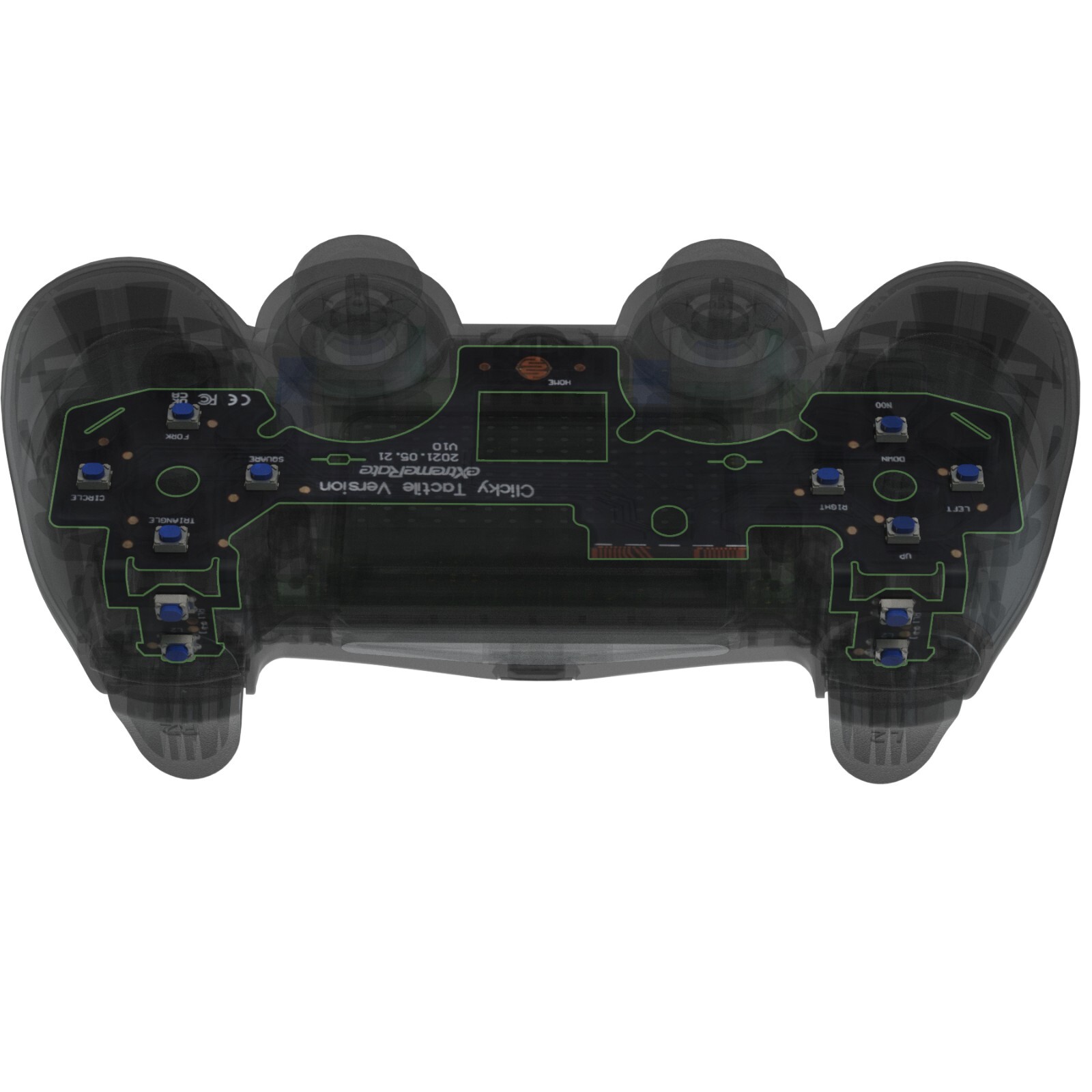 eXtremeRate Tactile Clicky Kit for PS4 Controller Shoulder Face Dpad Buttons