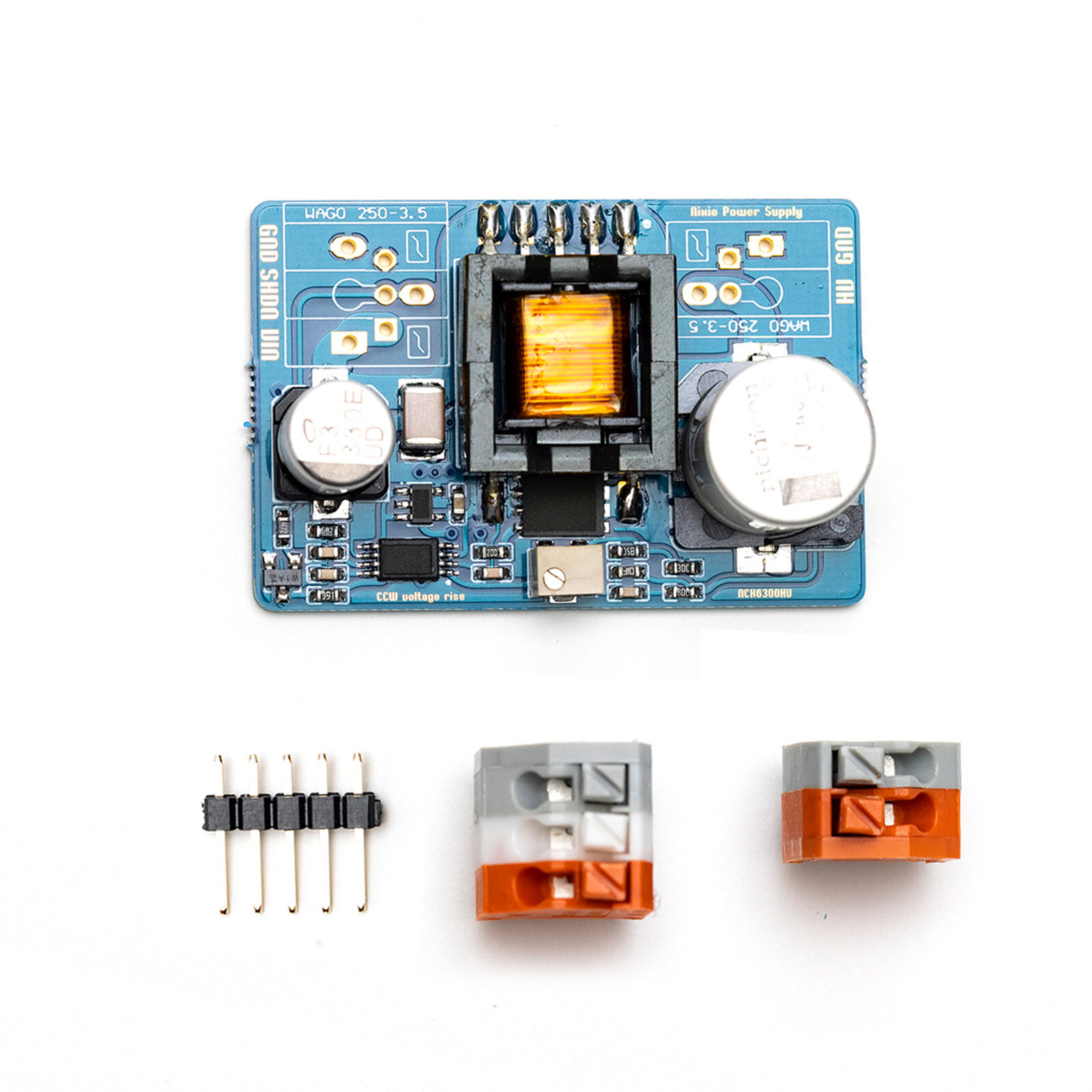 NCH6300HV DC-DC Boost Power Converter for Vacuum Nixie Tubes Replace NCH6100HV