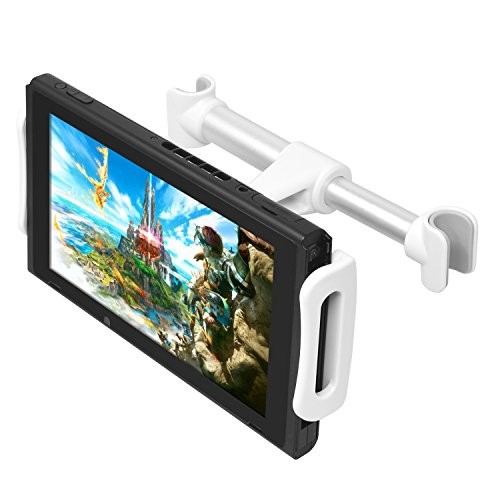 Car Headrest Mount Compatible with Switch 2 Model 2025/ Swith Black