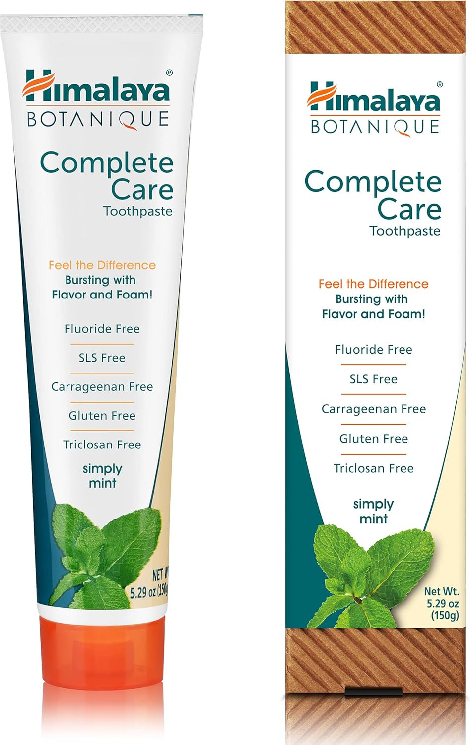 Botanique Complete Care Toothpaste, Herbal, Mint Flavor, Fights Plaque, Freshens