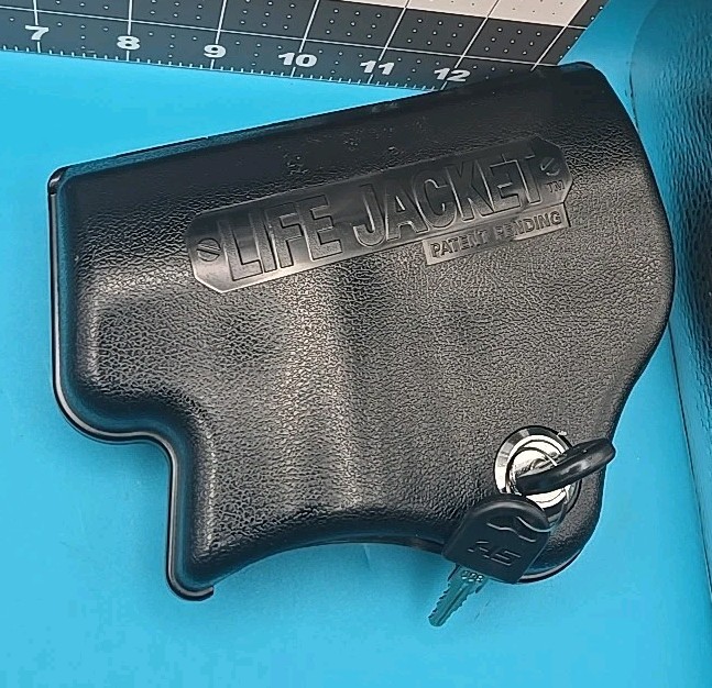 Handgun Safe Poly Life Jacket Safety Device for Semi-Autos & Revolver With Key