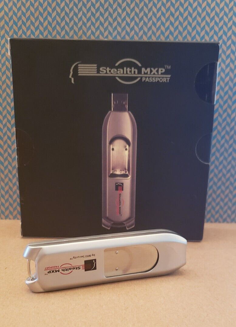 MXI SECURITY STEALTH MXP PASSPORT 4GB ENCRYPTED FLASH DRIVE