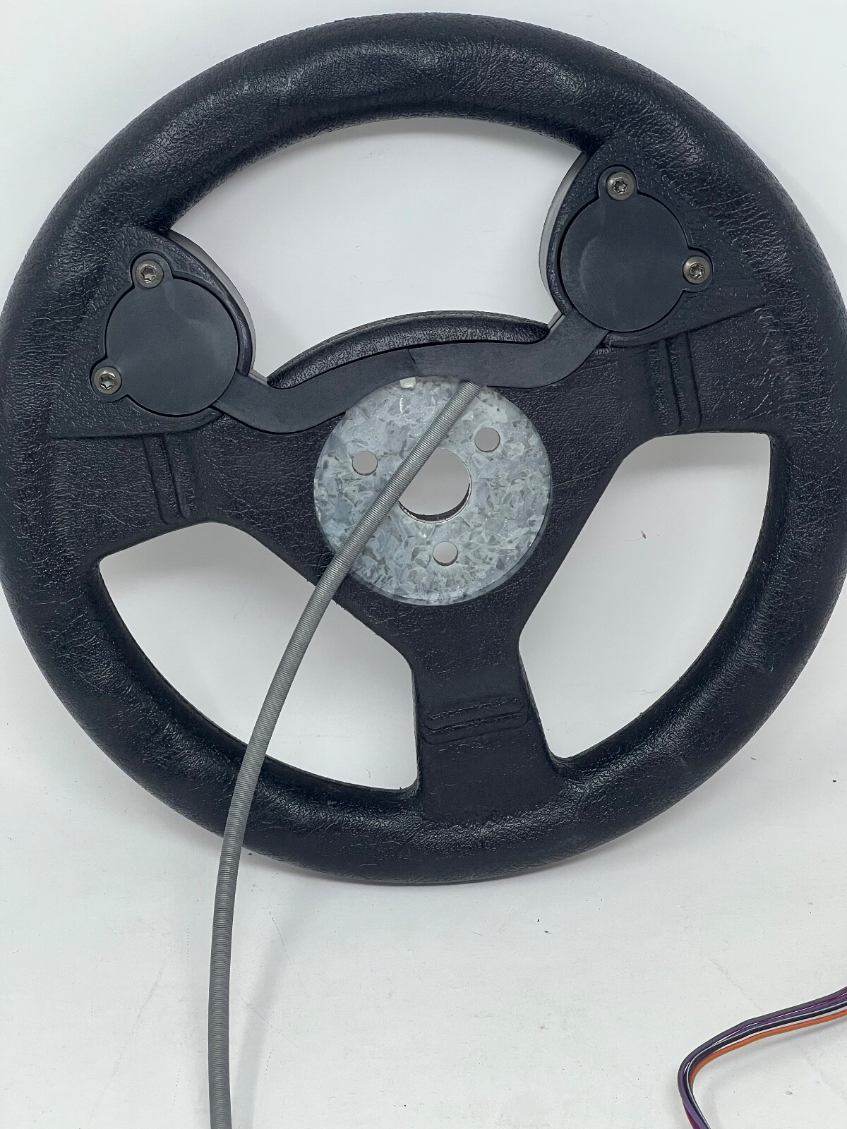NOS Arcade steering wheel with 2 thumb buttons