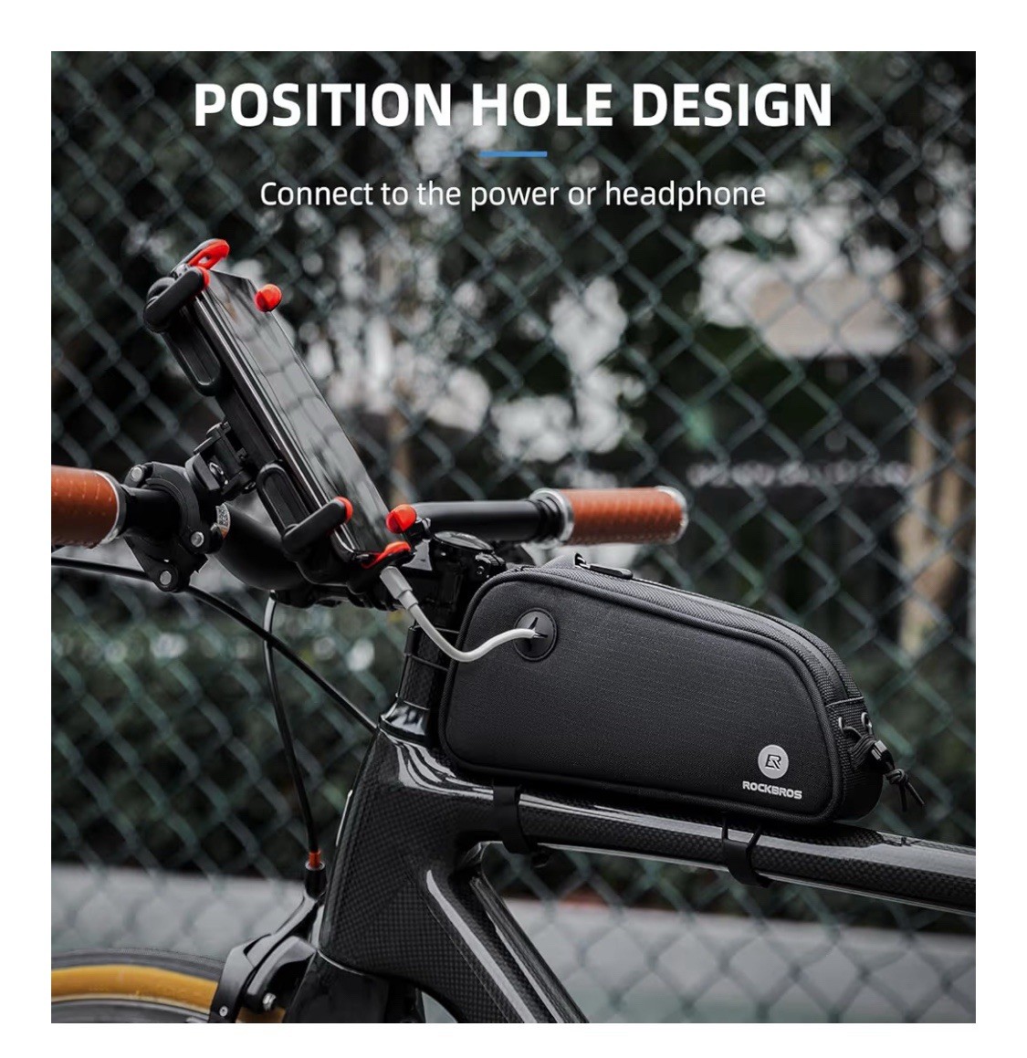 rockbros Top Tube Frame Bag .