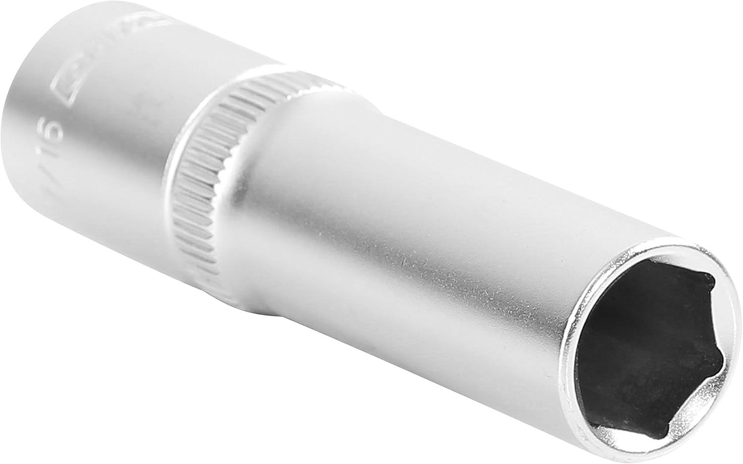 7/16" Deep Socket, 3/8" Drive, Thin Wall Design, Hex Automotive Tool