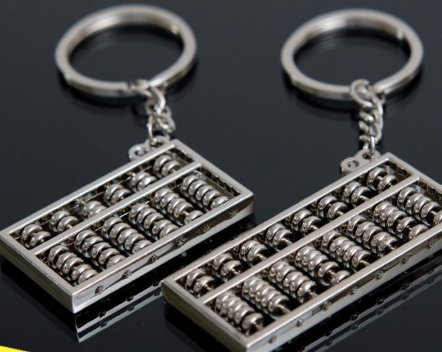 Alloy abacus keychain Bulk 20PCS per SET