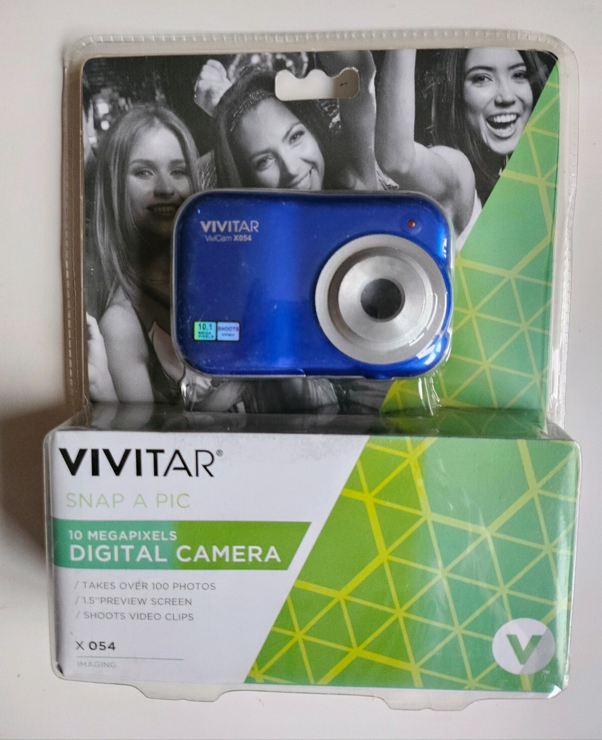 Blue Vivitar Digital Camera 10 Megapixel W/ Zoom VX054-BLU Snap A Pic  NEW