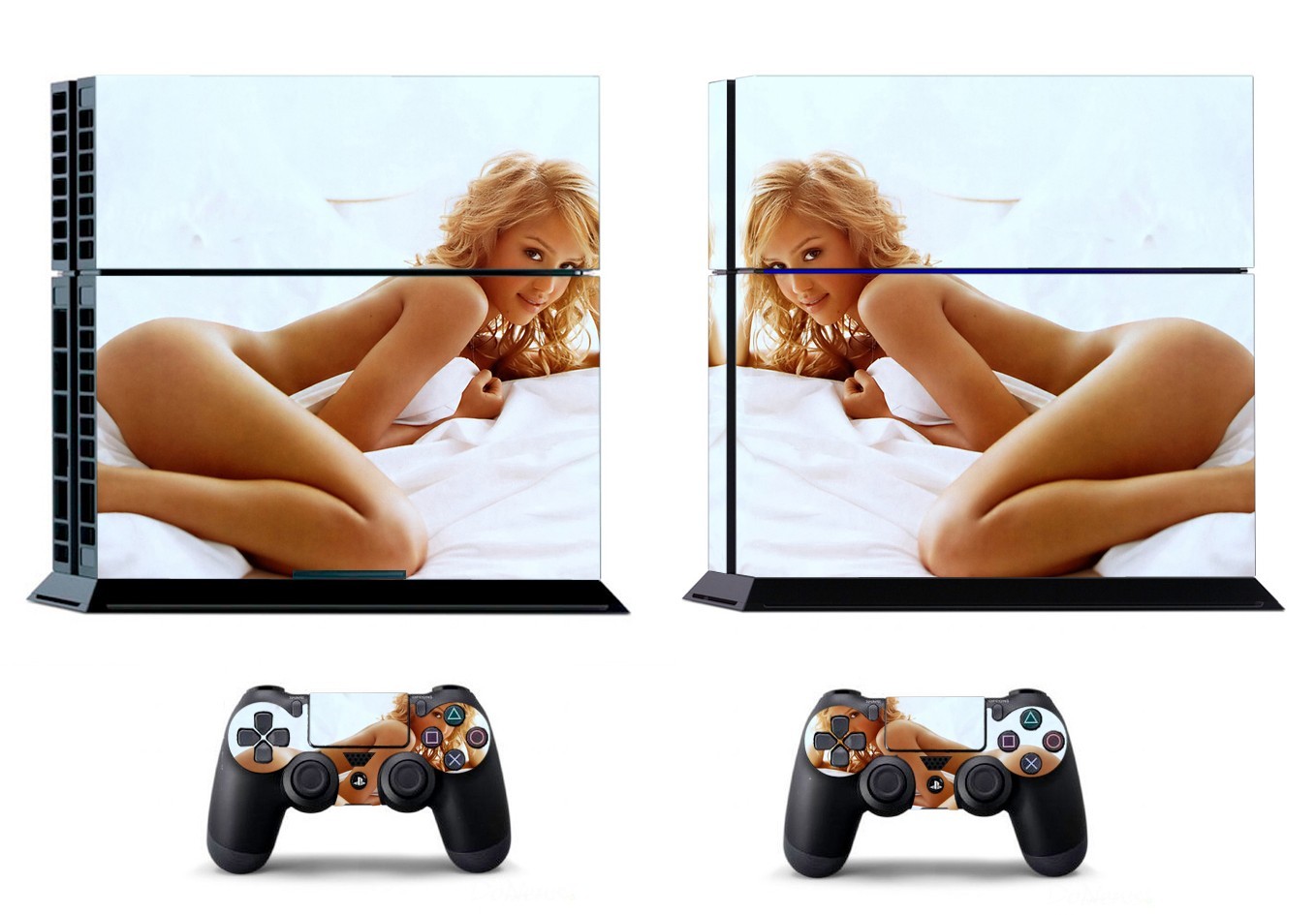 Lady 209 Vinly Skin Sticker for Sony PS4 PlayStation 4 and 2 controller skins
