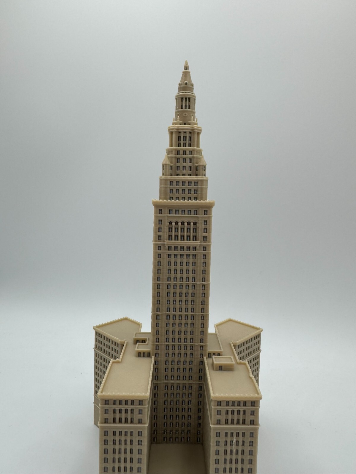 Cleveland Terminal Tower Model- 3D Printed Full Color
