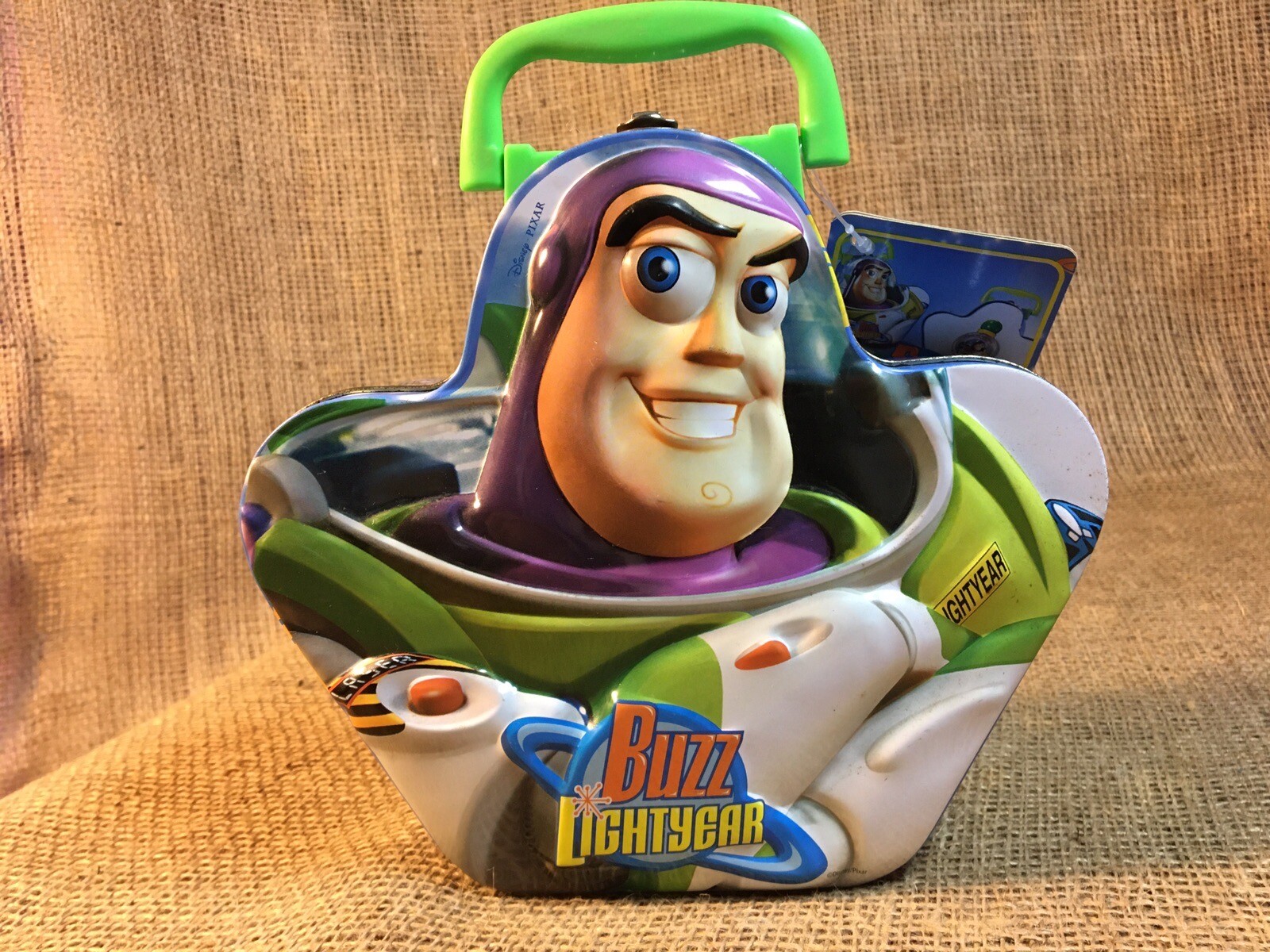 Buzz Lightyear Toy Story 3D Tin Lunchbox  DisneyPixar: Eau De Toilette ~ NOS