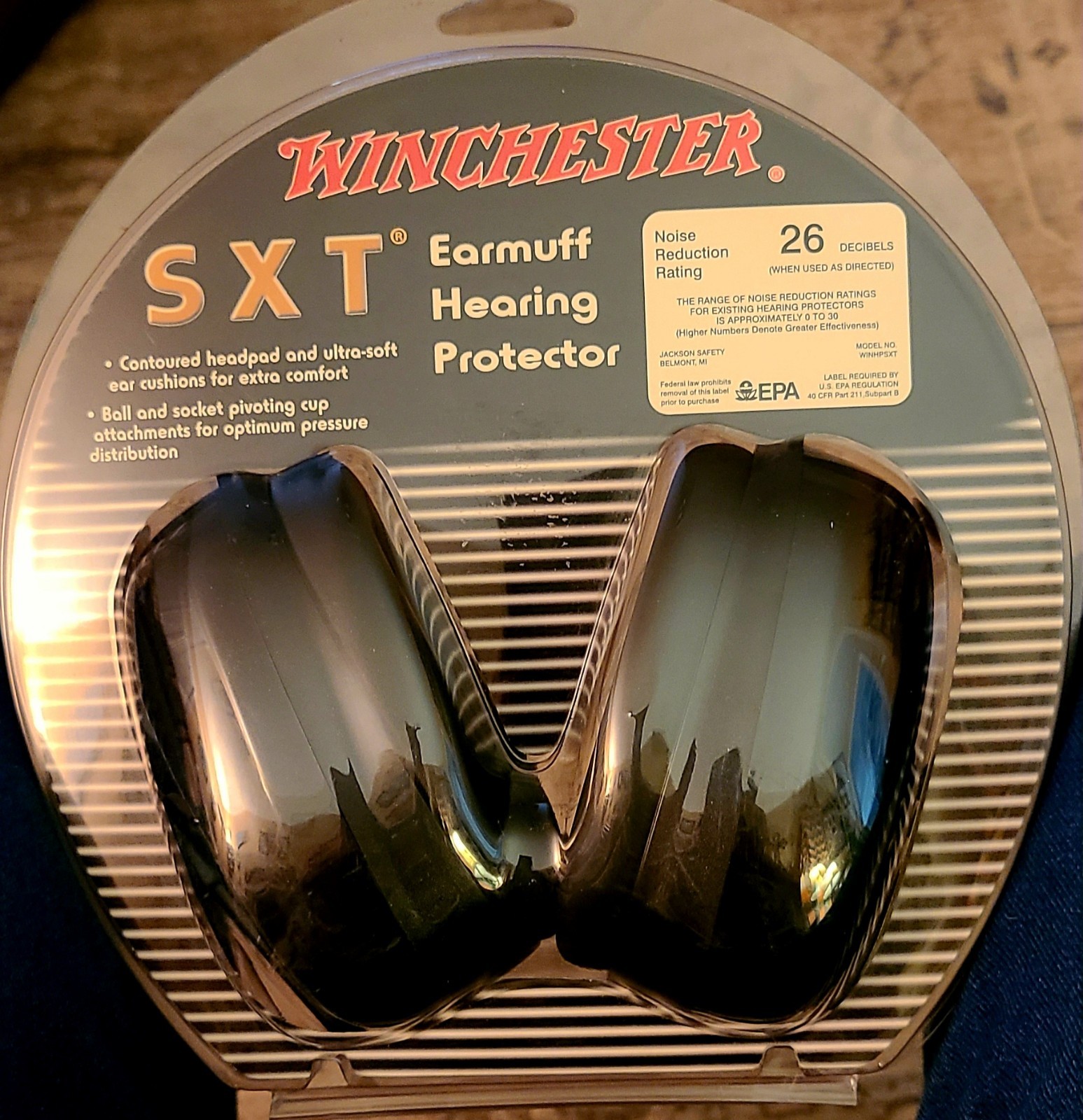 Winchester SXT Hearing Protector Earmuffs - 26dB NRR