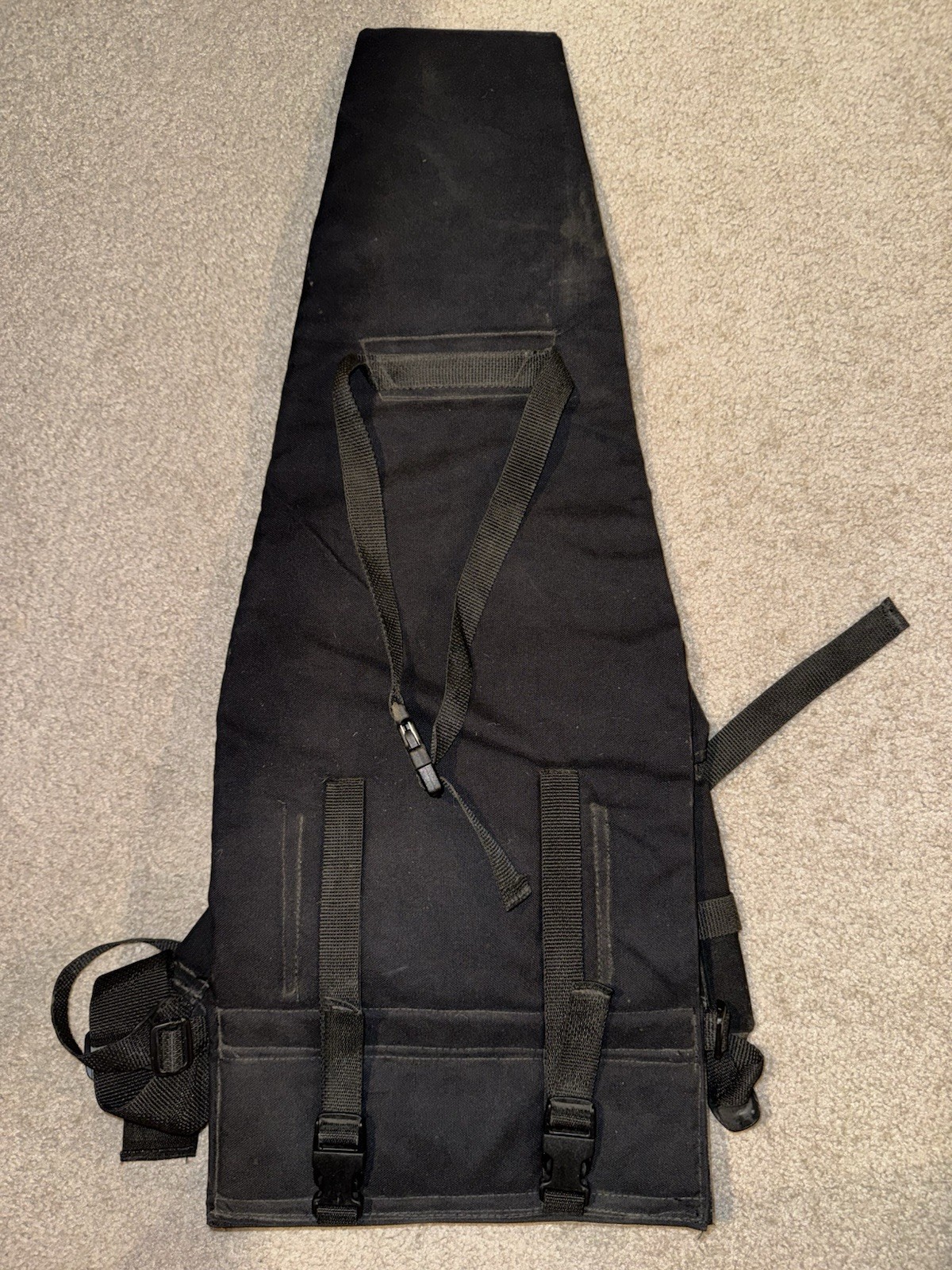 Black  Quickstep Folding Tactical Assault Emergency Ladder Carrier