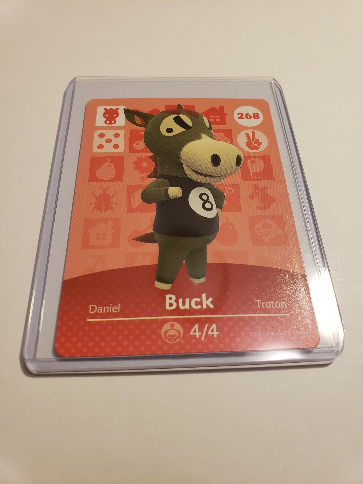 Buck # 268 Animal Crossing Amiibo Card Horizon Series 3 MINT NEVER SCANNED!