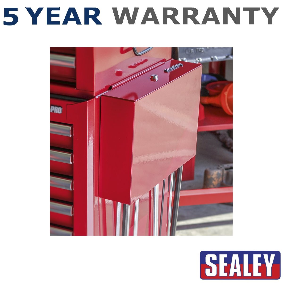 Sealey Side Cabinet for Long Handle Tools Red APLHT