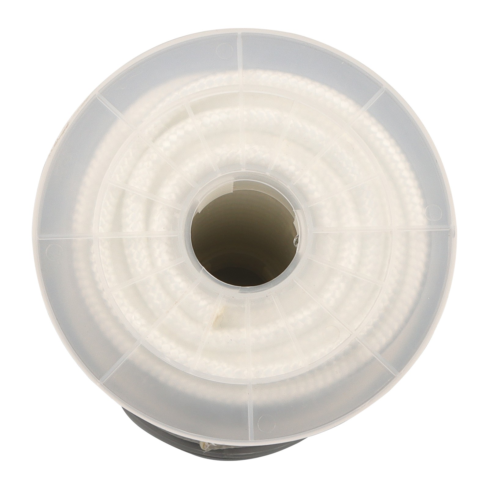 3/8 Inch Nylon Rope 100 Foot Spool 100% Nylon Solid Braid Rope Dyeable White New