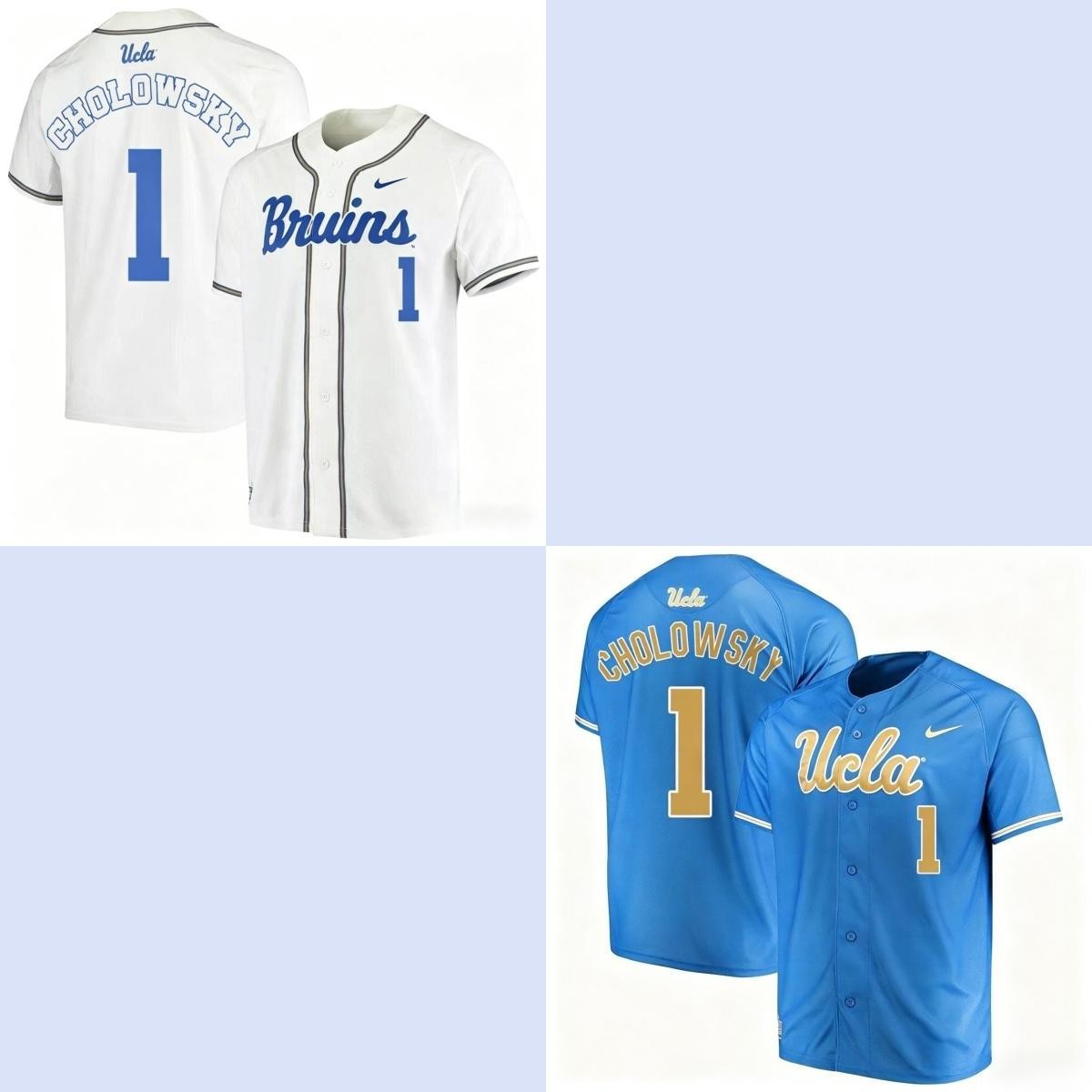Roch Cholowsky UCLA Bruins Baseball Jersey - All Stitched