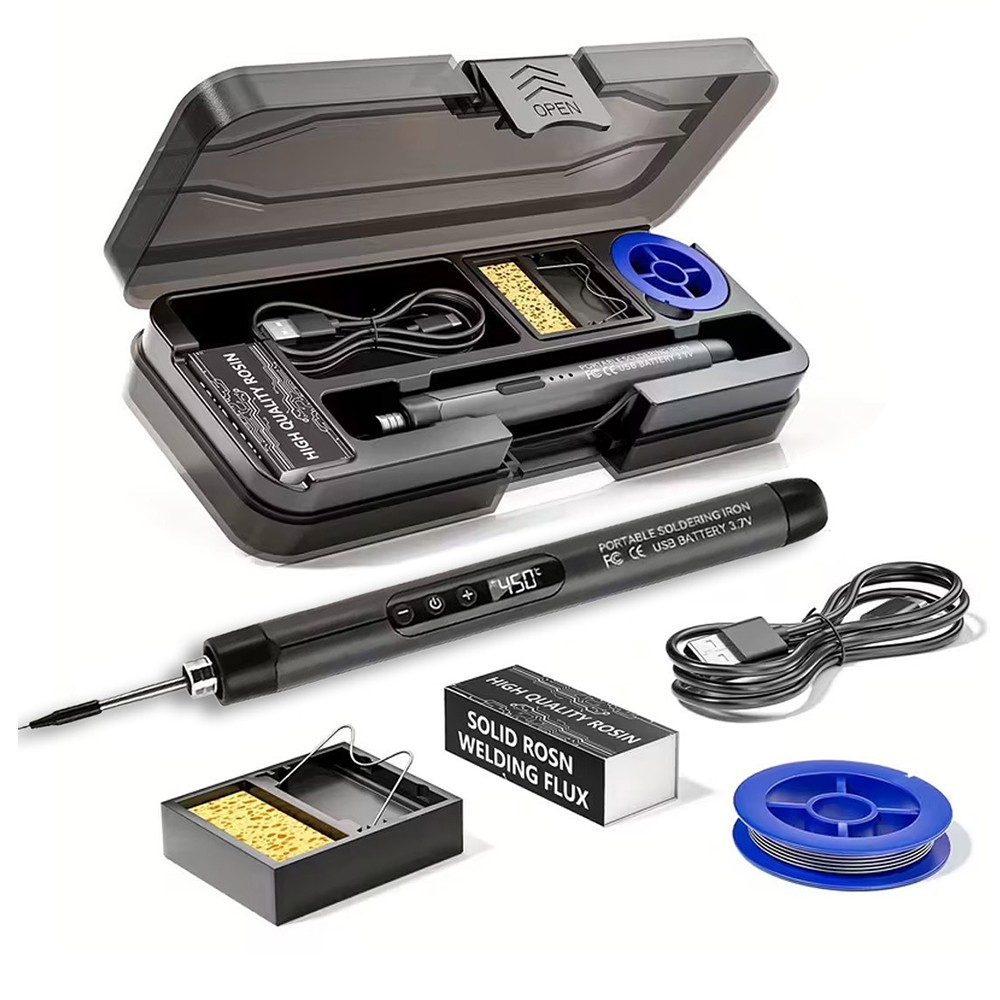 Portable Rechargeable Soldering Iron Type-C Wireless Soldering Iron Kit